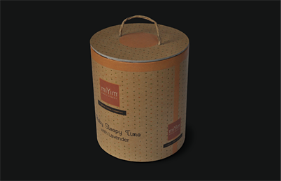 Cylindrical shape portable toy storage box, cylindrical gift box